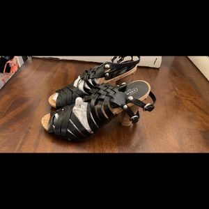Coach leather heels